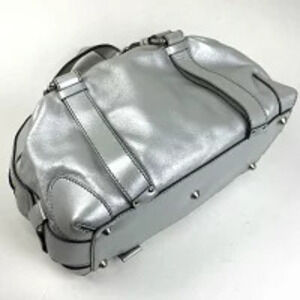Chloe studded handbag silver leather